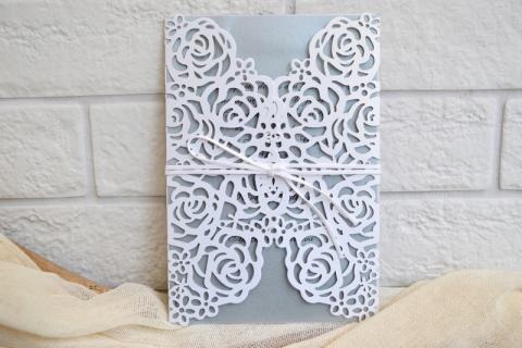 Προσκλητήρια γάμου laser cut -Γ1729 - <p>Πρωτότυπο προσκλητήριο laser cut !</p>...