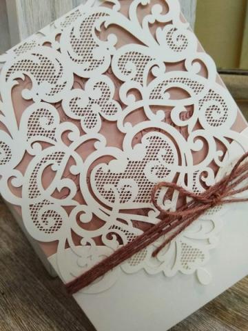 Προσκλητήρια Βάπτισης Laser Cut -Β1801 - <p>Laser Cut προσκλητήριο βάπτισης!</p>...