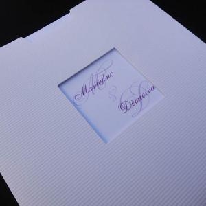 Προσκλητήρια γάμου -Γ1341 - <p>Οικονομικό συρταρωτό προσκλητήριο.</p>...