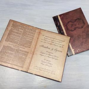 Δίπτυχο Βίνταζ Προσκλητήριο Βιβλίο -48 - <p>Μοναδικό δίπτυχο προσκλητήριο vintage βιβλίο!</p>...